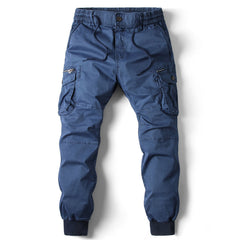 HARDLAND Men's Cargo Jogger Casual Multi-Pocket Drawstring Waist Tapered Fit Utility Pants