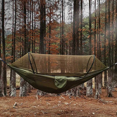 HARDLAND Portable Camping Hammock with Mosquito Net