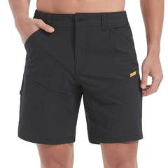 HARD LAND Men's Quick Dry Cargo Hiking Shorts with Multi Pockets