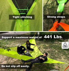 HARDLAND Giant 3-Person Camping Hammock