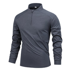 HARDLAND Men’s Tactical Quarter Zip Long Sleeve Shirt
