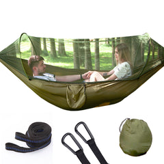 HARDLAND Portable Camping Hammock with Mosquito Net