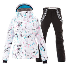 HARDLAND Women's Waterproof Ski Jackets and Pants Set