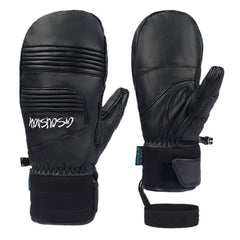 HardLand Waterproof Leather Ski Snowboard Gloves for Men & Women
