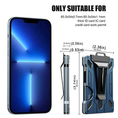 Outdoor Tactical Magsafe Aluminum Smart RFID Card Holder | HARD LAND