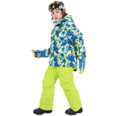 HARDLAND Boys Ski Jacket Snow Jacket Pants Suits Windproof Waterproof Winter Coats