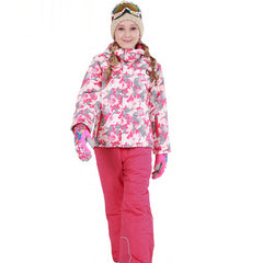 HARDLAND Girls Snowsuits Hooded Insulated Windproof Winer Coats Ski Jacket Snow Pants Set