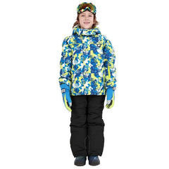 HARDLAND Boys Ski Jacket Snow Jacket Pants Suits Windproof Waterproof Winter Coats