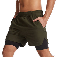 HARDLAND Men's 2-in-1 Stealth Outdoor Sports Shorts