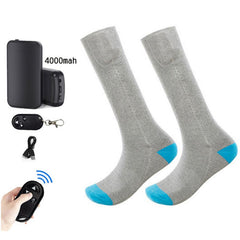 HARDLAND Unisex Remote Control Electric Heated Socks