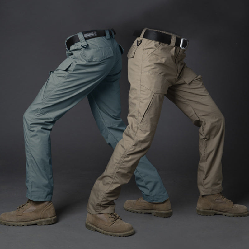 HARDLAND Men's Tactical Pants Water Resistant Ripstop Cargo Work
