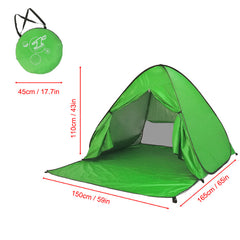 HARDLAND Automatic Instant Pop Up Beach Tent