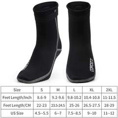 HARDLAND Diving Socks 3mm Neoprene Beach Water Socks