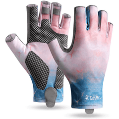 HARDLAND Fishing Fingerless Gloves UPF 50+ UV Sun Protection Gloves