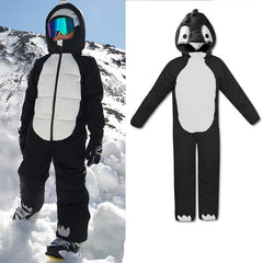 HARDLAND Boy & Girls Waterproof Winter Animal Friendly One Piece Snowsuits