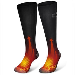 HARDLAND Electric Heated Socks Boot Feet Warmer USB Rechargable Battery Sock