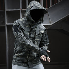 HARDLAND Men's Outdoor Tactical Windbreaker Jacket