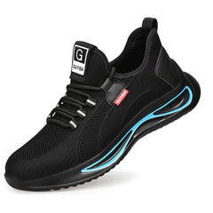 HARDLAND Steel Toe Shoes for Men Lightweight Safety Work Shoes