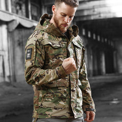 HARDLAND Men's Outdoor Tactical Windbreaker Jacket