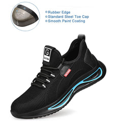 HARDLAND Steel Toe Shoes for Men Lightweight Safety Work Shoes