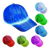 Glowing LED Cap Unisex USB Charging Waterproof LED Hat for Dance
