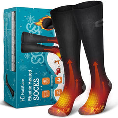 HARDLAND Electric Heated Socks Boot Feet Warmer USB Rechargable Battery Sock