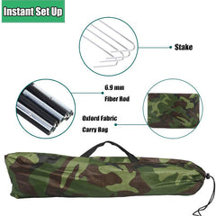 HARDLAND 2 Person Waterproof Camouflage Tents