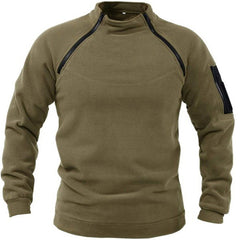 Men's Gym Outdoor Warm Zippers Pullover