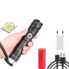 HARDLAND 5 Modes USB Zoom LED Torch