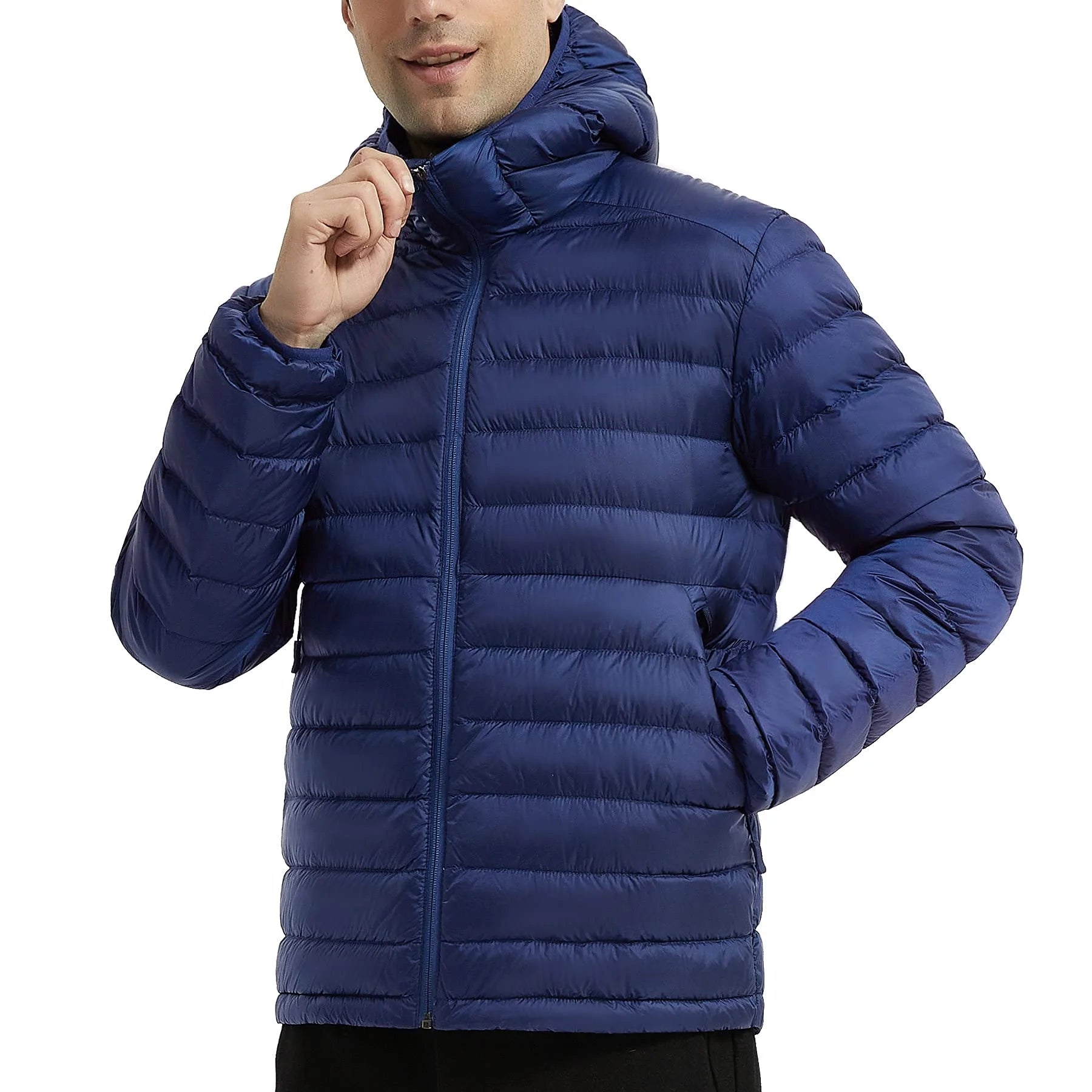 HARDLAND Men s Water Resistant Packable Down Jacket Hardland