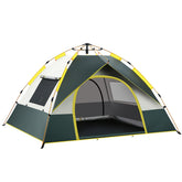 HARDLAND Outdoor Double Layer Camping Tent Easy Instant Pop Up