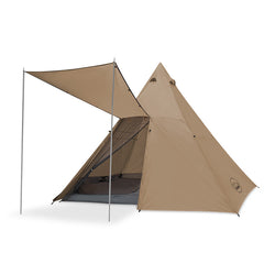 HARDLAND Large Waterproof Tipi Tents 8 Person Room Teepee Tent Instant Setup Double Layer