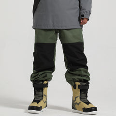 HARDLAND Men's And Women's Colorblock Ski Pants