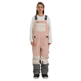 HARDLAND Women's Colorblock Snow Bibs Pants