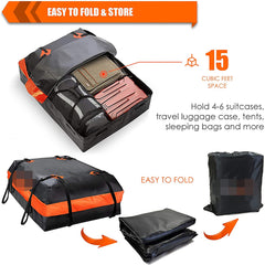 HARDLAND Rooftop Top Cargo Carrier Bag 20 Cubic Feet Waterproof