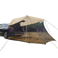 HARDLAND Car Awning Sun Shelter With Mosquito Net