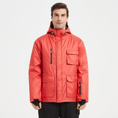 HARDLAND Men's Snow Skiing Jacket Hooded Waterproof Winter Coat