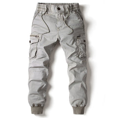 HARDLAND Men's Cargo Jogger Casual Multi-Pocket Drawstring Waist Tapered Fit Utility Pants