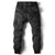 HARDLAND Men's Cargo Jogger Casual Multi-Pocket Drawstring Waist Tapered Fit Utility Pants