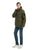 HARDLAND Men's Waterproof Tactical Jacket with Hood – Warm Outdoor Cargo Coat