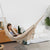 HARDLAND Double Boho Macrame Hammock with Elegant Tassels