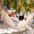 HARDLAND Double Boho Macrame Hammock with Elegant Tassels