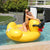 HARDLAND Giant Duck Pool Rafts & Inflatable Ride-Ons