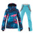 HARDLAND Women's Waterproof Ski Jackets and Pants Set