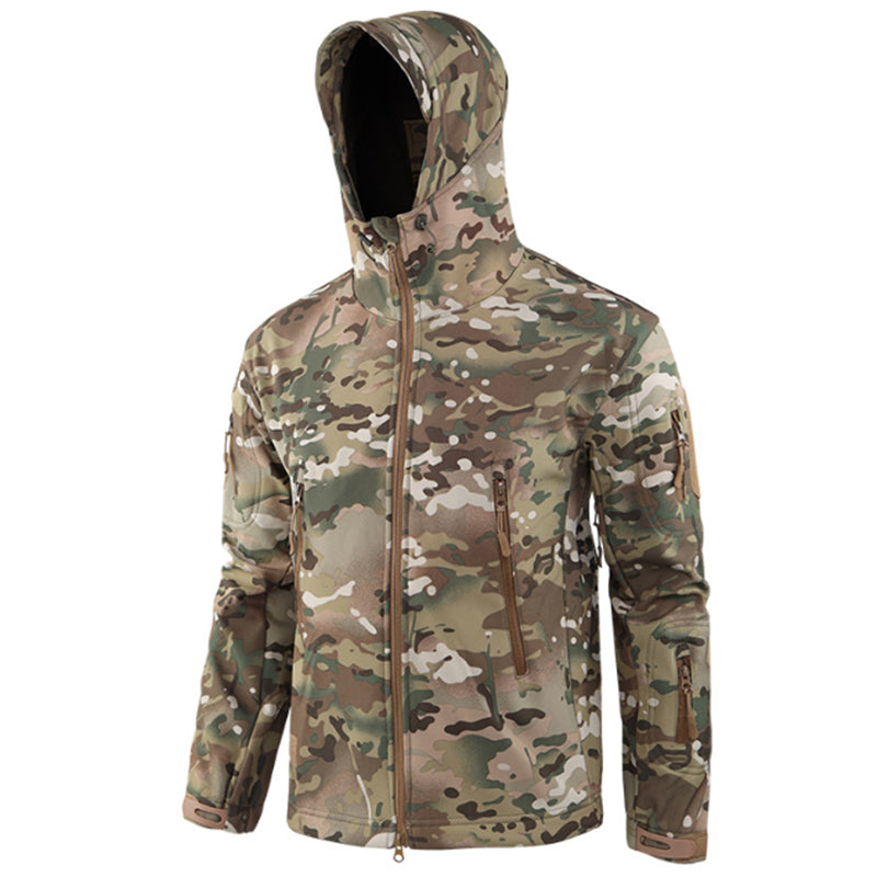 HARDLAND Men's Tactical Soft Shell Jacket Coat