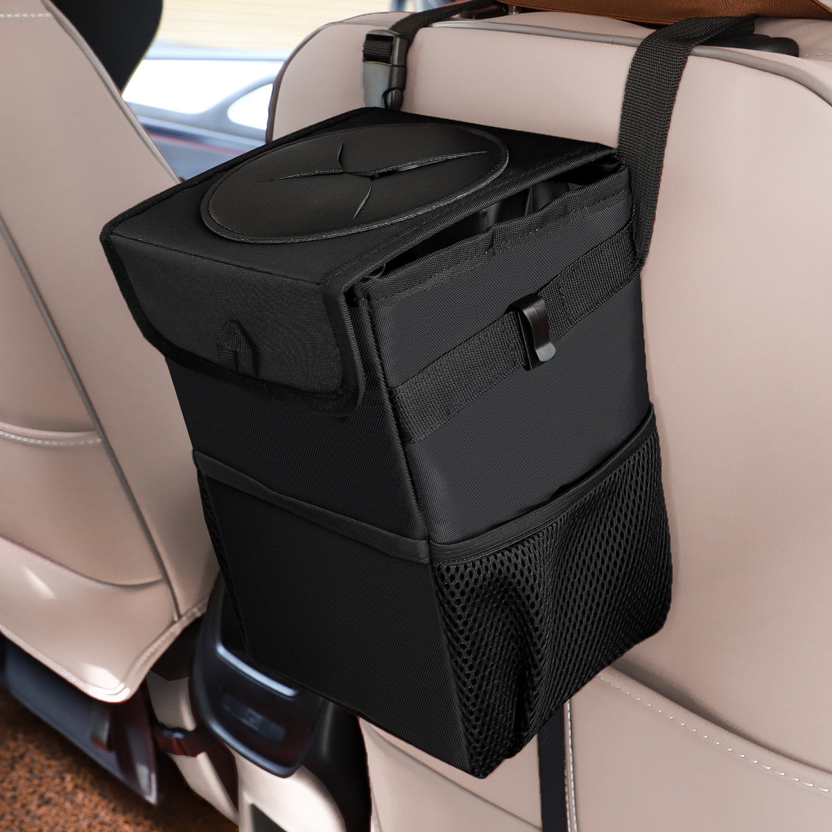 Leak-Proof Collapsible Garbage Bin for Car