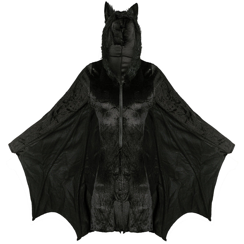HARDLAND Women's Vampire Bat Costume Halloween Party Dress with Cape