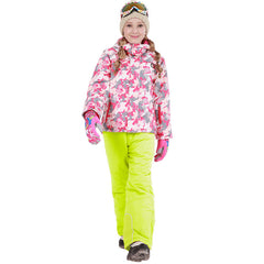 HARDLAND Girls Snowsuits Hooded Insulated Windproof Winer Coats Ski Jacket Snow Pants Set
