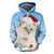 HARDLAND Unisex 3D Ugly Christmas Sweatshirt Kangaroo Pocket Hoodies Pullover