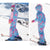 HARDLAND Boy & Girls Waterproof Winter Animal Friendly One Piece Snowsuits